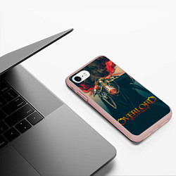 Чехол iPhone 7/8 матовый Momonga Overlord, цвет: 3D-светло-розовый — фото 2