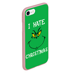 Чехол iPhone 7/8 матовый I hate christmas, цвет: 3D-баблгам — фото 2