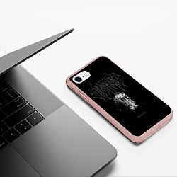 Чехол iPhone 7/8 матовый Ghostemane, цвет: 3D-светло-розовый — фото 2