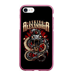 Чехол iPhone 7/8 матовый Asking Alexandria: Stand Up And Scream, цвет: 3D-малиновый