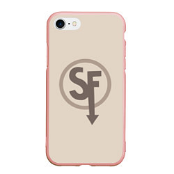 Чехол iPhone 7/8 матовый SANITYS FALL, цвет: 3D-светло-розовый