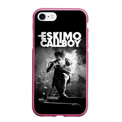 Чехол iPhone 7/8 матовый Eskimo Callboy, цвет: 3D-малиновый