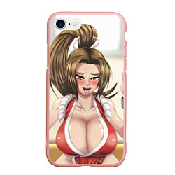 Чехол iPhone 7/8 матовый Май Сирануи boobs - sexy ahegao