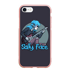 Чехол iPhone 7/8 матовый Sally Face: Rock, цвет: 3D-светло-розовый