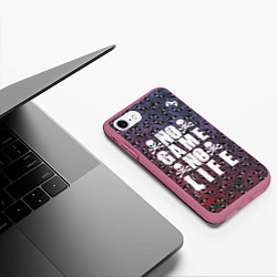 Чехол iPhone 7/8 матовый No Game No Life, цвет: 3D-малиновый — фото 2