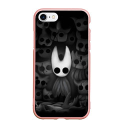 Чехол iPhone 7/8 матовый Hollow Knight, цвет: 3D-светло-розовый