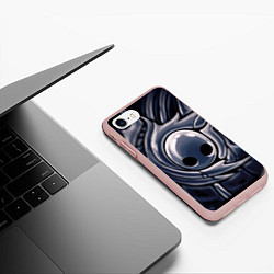 Чехол iPhone 7/8 матовый Hollow Knight, цвет: 3D-светло-розовый — фото 2