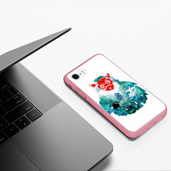 Чехол iPhone 7/8 матовый Princess Mononoke, цвет: 3D-баблгам — фото 2