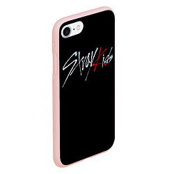 Чехол iPhone 7/8 матовый Stray Kids, цвет: 3D-светло-розовый — фото 2