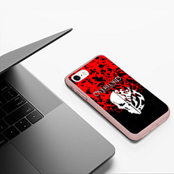 Чехол iPhone 7/8 матовый OVERLORD, цвет: 3D-светло-розовый — фото 2