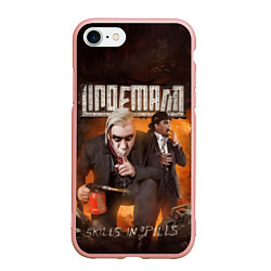 Чехол iPhone 7/8 матовый LINDEMANN: Skills in Pills, цвет: 3D-светло-розовый