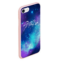 Чехол iPhone 7/8 матовый STRAY KIDS, цвет: 3D-светло-розовый — фото 2