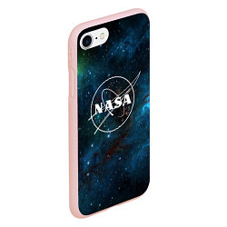 Чехол iPhone 7/8 матовый NASA, цвет: 3D-светло-розовый — фото 2