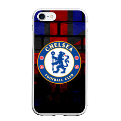 Чехол iPhone 7/8 матовый Chelsea, цвет: 3D-белый