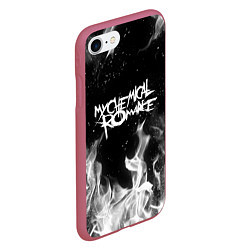 Чехол iPhone 7/8 матовый My Chemical Romance, цвет: 3D-малиновый — фото 2