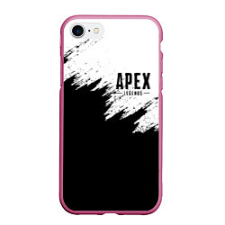 Чехол iPhone 7/8 матовый APEX LEGENDS, цвет: 3D-малиновый