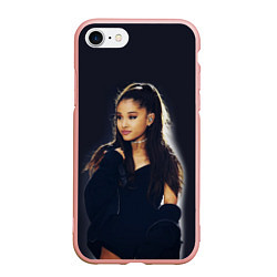 Чехол iPhone 7/8 матовый Ariana Grande Ариана Гранде, цвет: 3D-светло-розовый