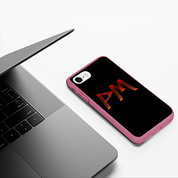 Чехол iPhone 7/8 матовый Пэйтон Мурмайер, цвет: 3D-малиновый — фото 2