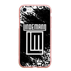 Чехол iPhone 7/8 матовый LINDEMANN, цвет: 3D-светло-розовый