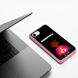 Чехол iPhone 7/8 матовый UNDERTALE FRISK, цвет: 3D-баблгам — фото 2