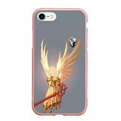 Чехол iPhone 7/8 матовый Heroes of Might and Magic, цвет: 3D-светло-розовый