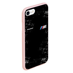 Чехол iPhone 7/8 матовый BMW, цвет: 3D-светло-розовый — фото 2