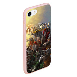 Чехол iPhone 7/8 матовый Heroes of Might and Magic, цвет: 3D-светло-розовый — фото 2