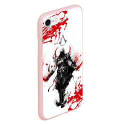Чехол iPhone 7/8 матовый Assassins Creed, цвет: 3D-светло-розовый — фото 2