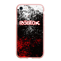 Чехол iPhone 7/8 матовый ROBLOX, цвет: 3D-светло-розовый