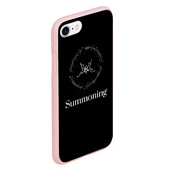 Чехол iPhone 7/8 матовый Summoning, цвет: 3D-светло-розовый — фото 2