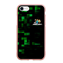 Чехол iPhone 7/8 матовый MINECRAFT