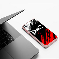 Чехол iPhone 7/8 матовый DEVIL MAY CRY DMC, цвет: 3D-светло-розовый — фото 2