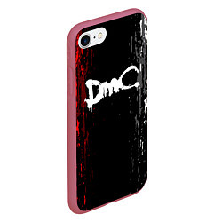 Чехол iPhone 7/8 матовый DEVIL MAY CRY, цвет: 3D-малиновый — фото 2