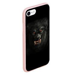 Чехол iPhone 7/8 матовый Вервольф, цвет: 3D-светло-розовый — фото 2