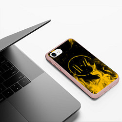 Чехол iPhone 7/8 матовый TWENTY ONE PILOTS, цвет: 3D-светло-розовый — фото 2