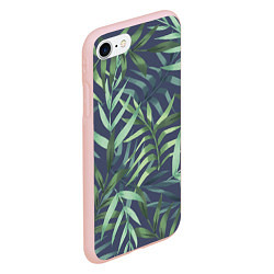 Чехол iPhone 7/8 матовый Арт из джунглей, цвет: 3D-светло-розовый — фото 2