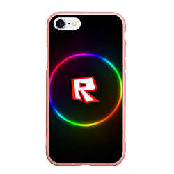 Чехол iPhone 7/8 матовый Roblox, цвет: 3D-светло-розовый