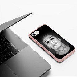 Чехол iPhone 7/8 матовый LINDEMANN, цвет: 3D-светло-розовый — фото 2