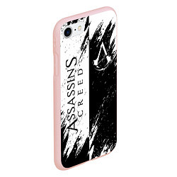 Чехол iPhone 7/8 матовый ASSASSIN'S CREED, цвет: 3D-светло-розовый — фото 2
