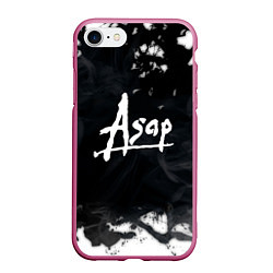 Чехол iPhone 7/8 матовый ASAP ROCKY, цвет: 3D-малиновый