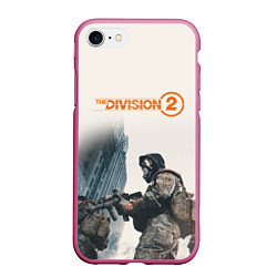 Чехол iPhone 7/8 матовый The Division 2 Military, цвет: 3D-малиновый