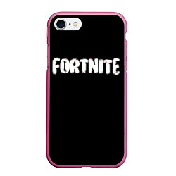 Чехол iPhone 7/8 матовый FORTNITE, цвет: 3D-малиновый