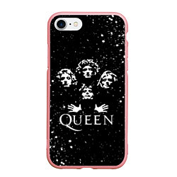 Чехол iPhone 7/8 матовый QUEEN, цвет: 3D-баблгам