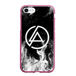 Чехол iPhone 7/8 матовый LINKIN PARK, цвет: 3D-малиновый