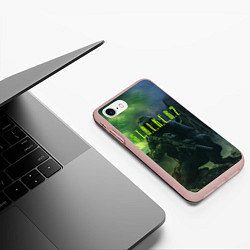 Чехол iPhone 7/8 матовый STALKER 2, цвет: 3D-светло-розовый — фото 2