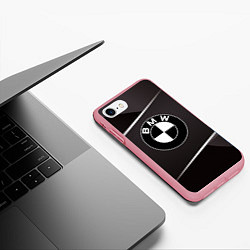 Чехол iPhone 7/8 матовый BMW, цвет: 3D-баблгам — фото 2