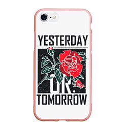 Чехол iPhone 7/8 матовый Off-White: Yesterday, цвет: 3D-светло-розовый