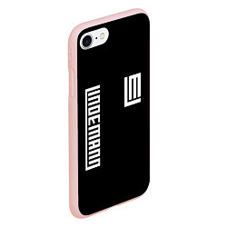 Чехол iPhone 7/8 матовый LINDEMANN, цвет: 3D-светло-розовый — фото 2