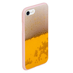 Чехол iPhone 7/8 матовый Пиво, цвет: 3D-светло-розовый — фото 2