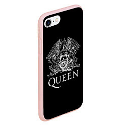 Чехол iPhone 7/8 матовый QUEEN, цвет: 3D-светло-розовый — фото 2